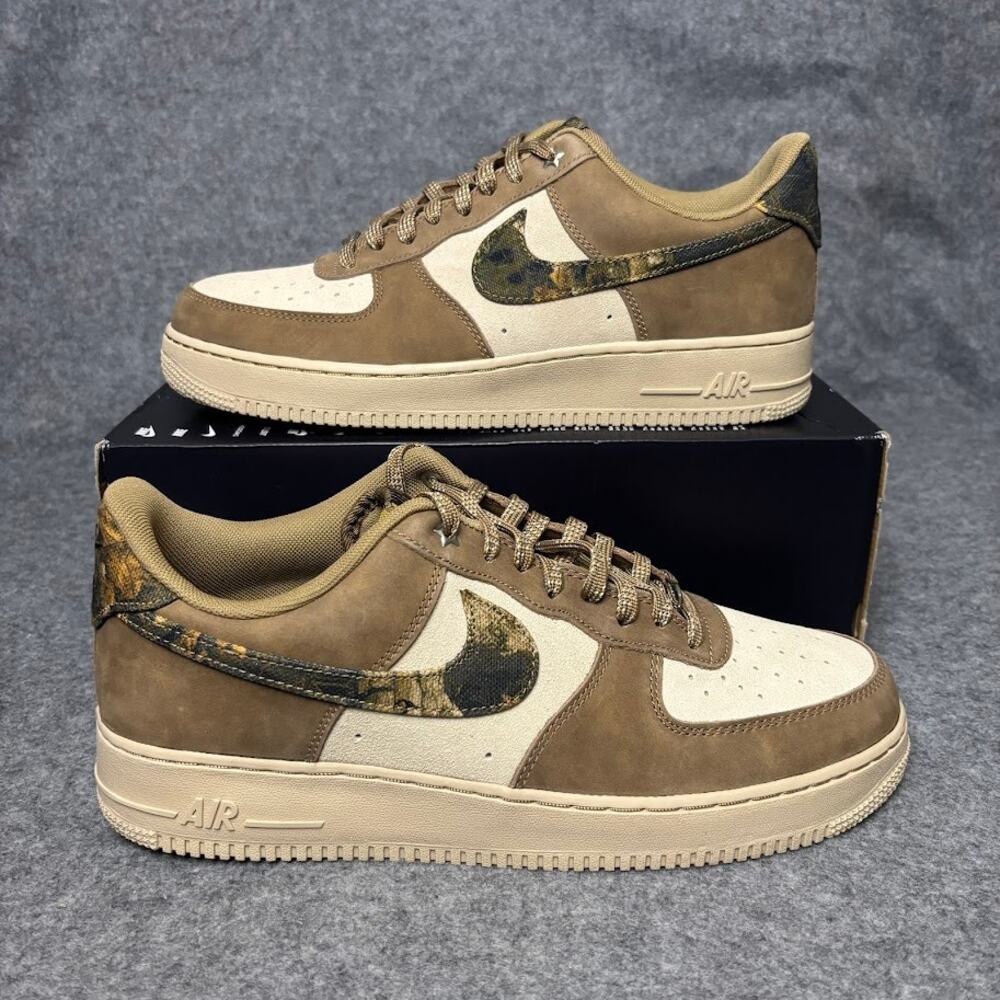 Nike Air Force 1 '07 Realtree Rattan Camo Sneakers Mens Size 12.5 US IO9803 200
